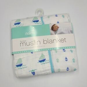 Aden + Anais baby boy nautical dream blanket